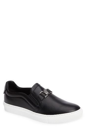 Men's Versace Collection Slip-on Sneaker With Medallion