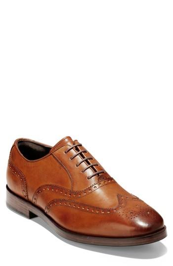 Men's Cole Haan Hamilton Wingtip W - Brown