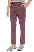 Men's Bonobos Slim Fit Stretch Yarn-dye Washed Chinos X 32 - Red