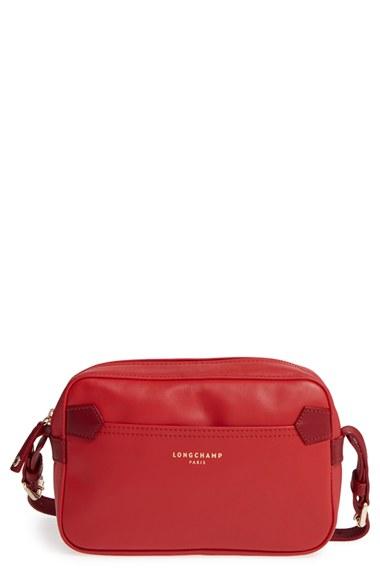 Longchamp '2.0' Two-tone Leather Crossbody Bag -