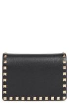 Women's Valentino Rockstud Leather Wallet On A Chain -