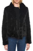 Women's Bardot Crop Faux Fur Jacket