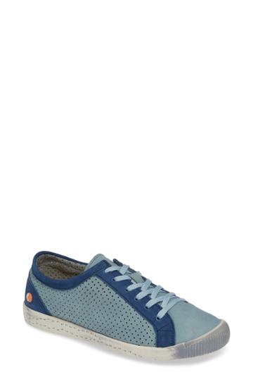 Women's Softinos By Fly London Ica Sneaker .5-8us / 38eu - Blue