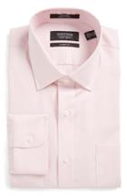 Men's Nordstrom Men's Shop Classic Fit Non-iron Solid Dress Shirt .5 32 - Pink
