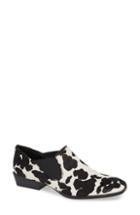 Women's Calvin Klein Geneve Genuine Calf Hair Loafer .5 M - Black