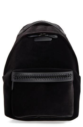 Stella Mccartney Medium Falabella Velvet Backpack -