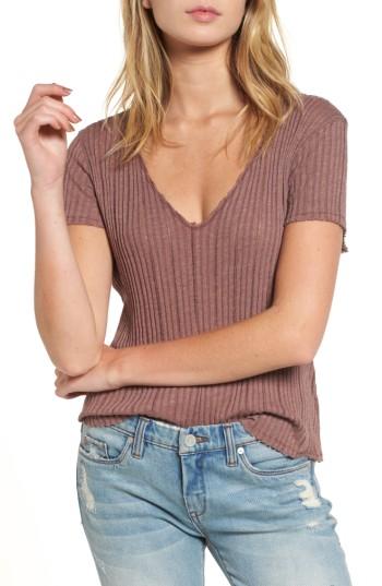 Women's Pst By Project Social T Ribbed Tee - Purple