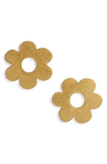 Women's Madewell Daisy Cutout Post Earrings