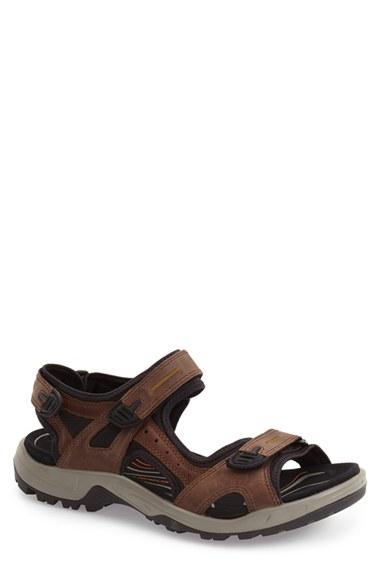 Men's Ecco 'yucatan' Sandal -9.5us / 43eu - Brown
