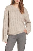 Women's J.o.a. Chunky Textured Sweater - Grey