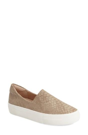 Women's Jslides 'ariana' Platform Sneaker M - Beige