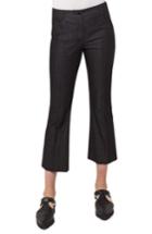 Women's Akris Punto Manou Crop Flare Jeans - Black