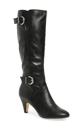 Women's Bella Vita Toni Ii Knee High Boot .5 Regular Calf N - Black
