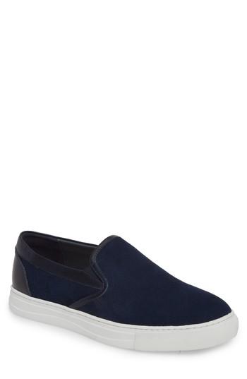 Men's English Laundry Vane Slip-on Sneaker M - Blue