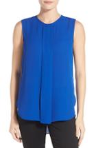 Women's Vince Camuto Center Pleat Sleeveless Blouse - Blue
