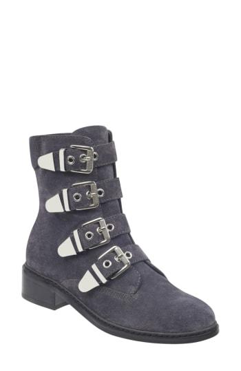 Women's Marc Fisher D Buckle Boot, Size 5 M - Grey