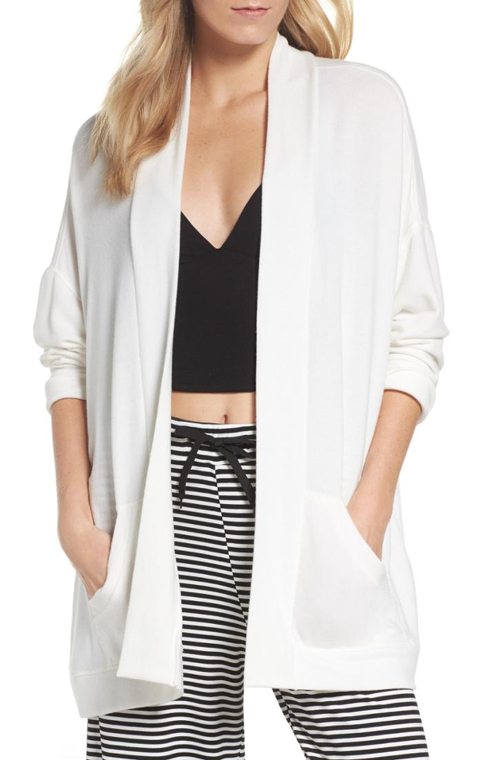 Women's Bb Dakota Halee Hacci Kimono Cardigan - White