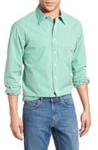 Men's Rodd & Gunn 'freeman' Sports Fit Check Sport Shirt - Green