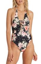 Women's Billabong Away We Go One-piece Swimsuit - Pink