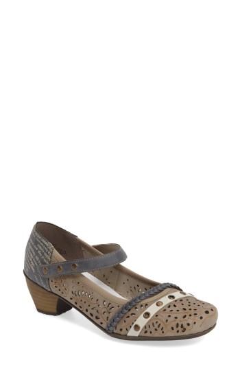Women's Rieker Antistress Mariah 56 Pump Eu - Grey
