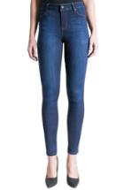 Women's Liverpool Jeans Company Abby Mid Rise Soft Stretch Skinny Jeans - Blue