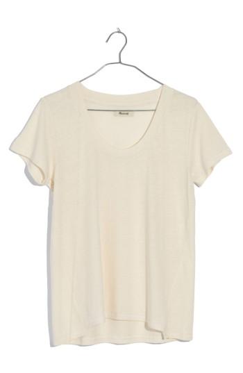 Women's Madewell City Tee, Size - White
