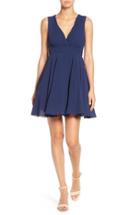 Women's Tfnc V-neck Fit & Flare Dress