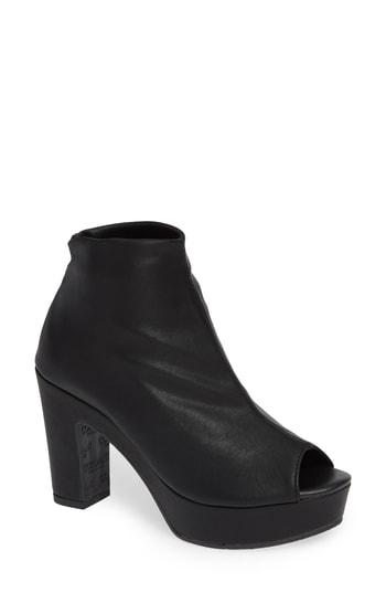 Women's Cordani Tyra Peep Toe Platform Bootie .5us / 37eu - Black