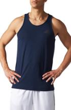 Men's Adidas Ultimate Fit Tank, Size Small - Blue