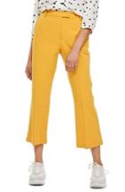 Women's Topshop Slim Kick Flare Trousers Us (fits Like 0) - Yellow