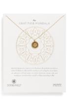 Women's Dogeared Gratitude Mandala Necklace