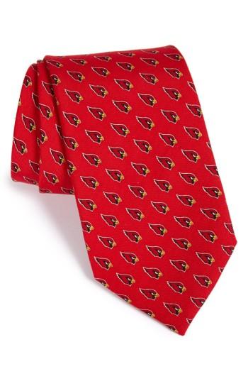 Men's Vineyard Vines 'arizona Cardinals - Nfl' Woven Silk Tie, Size - Red