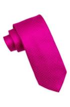 Men's Ike Behar Nate Textured Silk Tie, Size - Pink