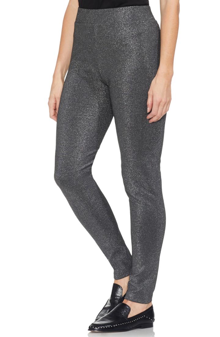 Women's Vince Camuto Metallic Ponte Leggings