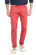 Men's J.crew 484 Slim Fit Stretch Chino Pants X 30 - Red