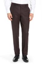 Men's Hickey Freeman Classic Fit Solid Trousers R - Red