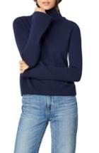 Women's Habitual Colette Funnel Neck Cashmere Sweater - Blue