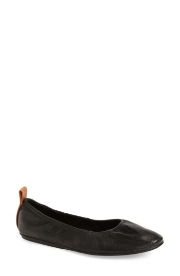 Women's Mercedes Castillo Carola Ballet Flat .5 M - Black