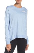 Women's Nike Gym Crewneck Pullover - Blue