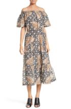 Women's A.l.c. Doris Print Off The Shoulder Dress