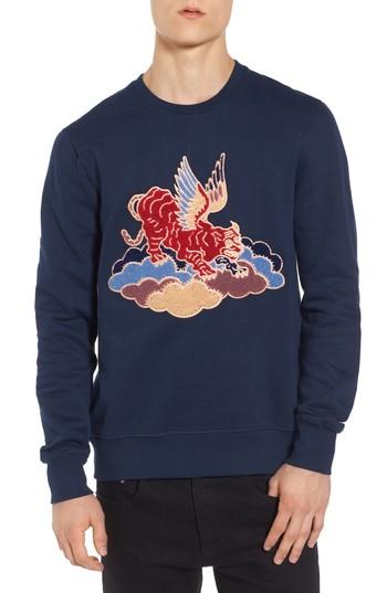 Men's Elevenparis Nokat Applique Sweatshirt - Black