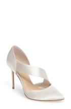 Women's Imagine By Vince Camuto Oya Asymmetrical Pointy Toe Pump M - Ivory