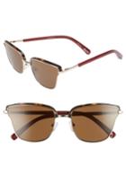 Women's Elizabeth And James Empire 56mm Sunglasses - Sunshine Horn