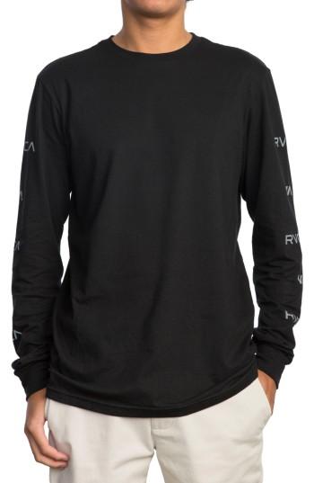 Men's Rvca Brand Stack Graphic T-shirt - Black
