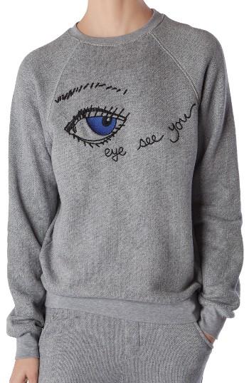 Women's Ragdoll Eye Lounge Sweatshirt - Grey