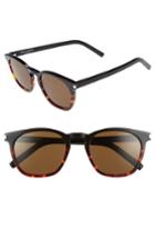 Women's Saint Laurent Sl 28 51mm Keyhole Sunglasses - Black