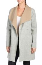 Women's Paige 'lily' Drape Collar Wool Blend Coat