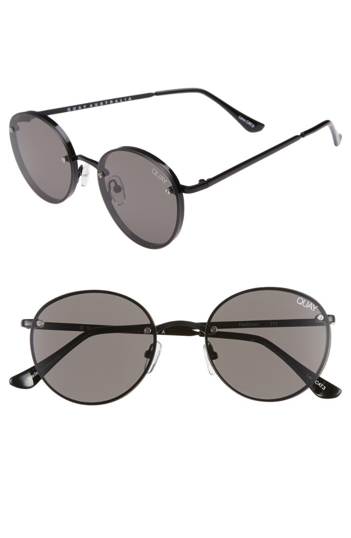 Women's Quay Australia X Elle Ferguson Farrah 53mm Round Sunglasses -