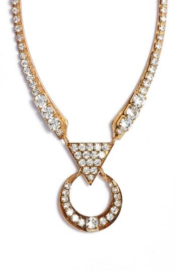 Women's Sandy Hyun Cutout Crystal Necklace