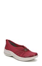 Women's Bzees Niche Slip-on Flat M - Red